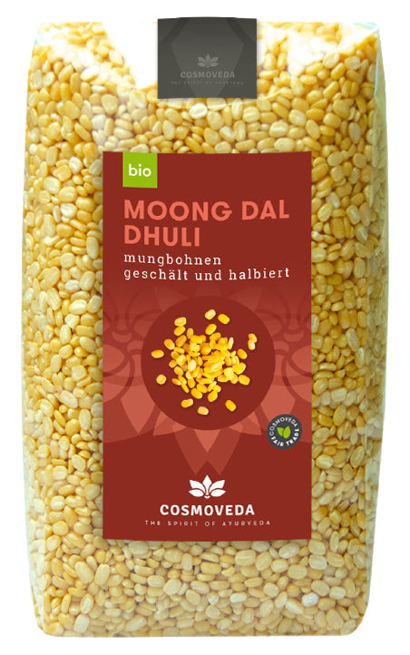 Bio Mungbohnen gelb (Mung-Dal), 500 g - YOGISHOP