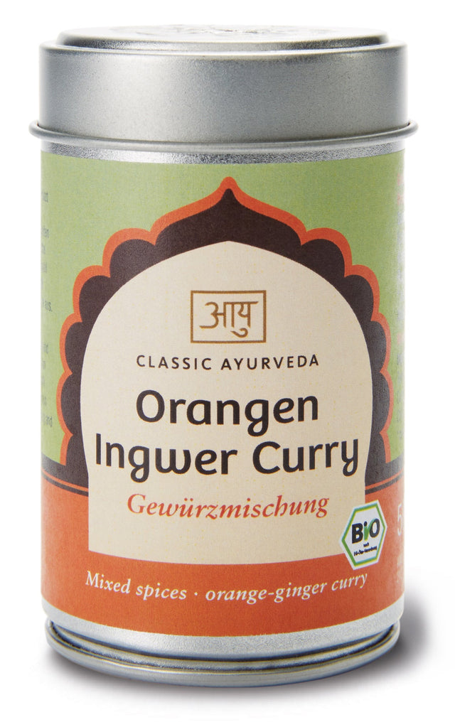 Bio Orangen Ingwer Curry Gewürzmischung, 50 g - All-Bio Naturkost