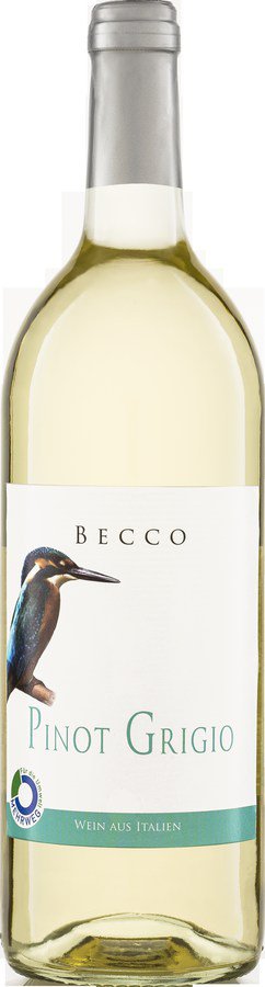 Bio Pinot Grigio BECCO IGT, 1 l - YOGISHOP