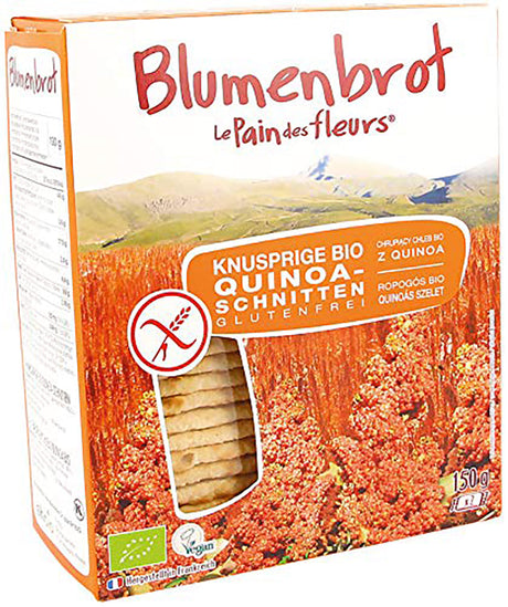 Bio Knusprige Quinoa-Schnitten, glutenfrei, 150 g - YOGISHOP