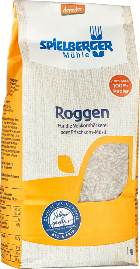 Bio Roggen, 1 kg - YOGISHOP