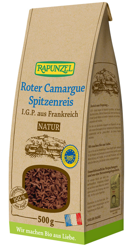 Bio Roter Camargue Spitzenreis natur I.G.P., 500 g - All-Bio Naturkost