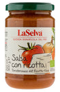 Bio Salsa con ricotta, Tomatensauce mit Ricotta-Käse, 300 g - YOGISHOP