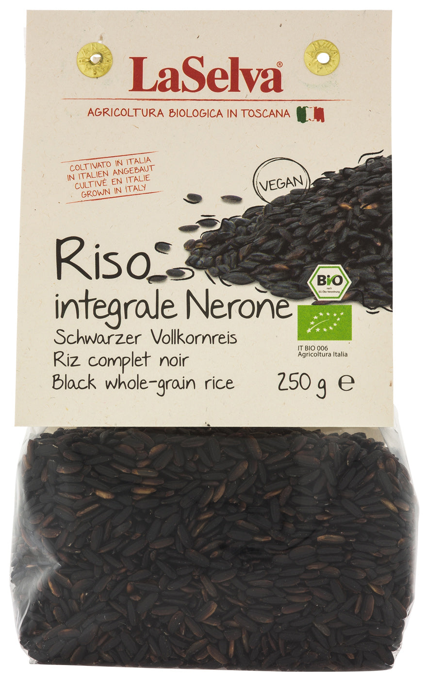 Bio Riso integrale Nerone, schwarzer Vollkornreis, 250 g