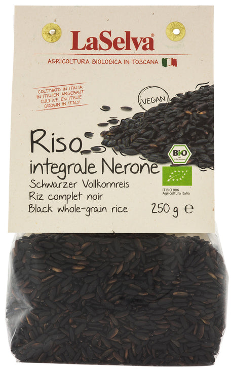 Bio Riso integrale Nerone, schwarzer Vollkornreis, 250 g - YOGISHOP