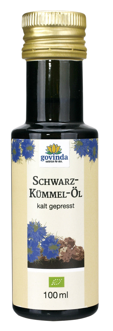 Bio Schwarzkümmel-Öl, kalt gepresst, 100 ml - YOGISHOP