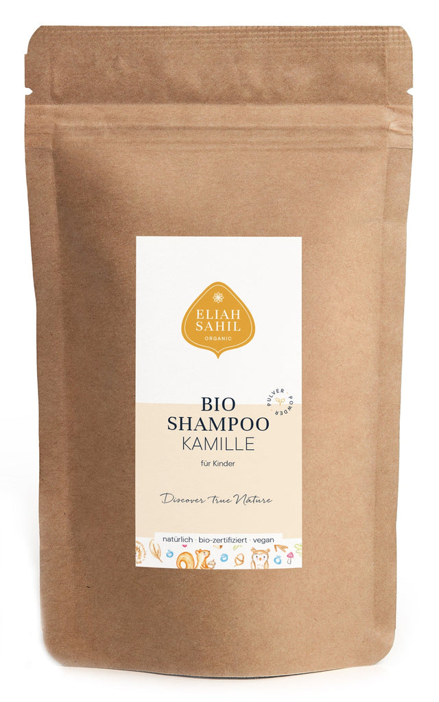 Bio Shampoo Powder für Kinder - Kamille, eco refill-bag, 250 g - YOGISHOP