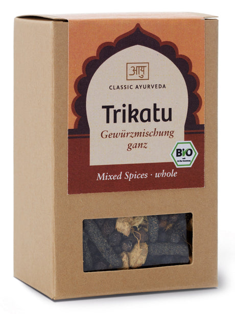 Bio Trikatu Gewürzmischung, ganz, 50 g - All-Bio Naturkost