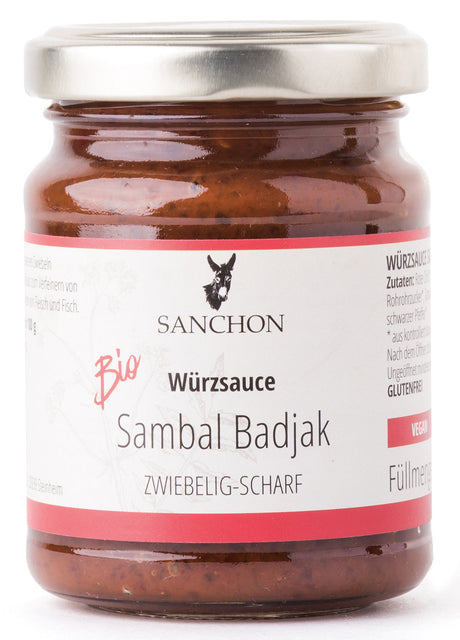 Bio Würzsauce Sambal Badjak, 125 g - All-Bio Naturkost