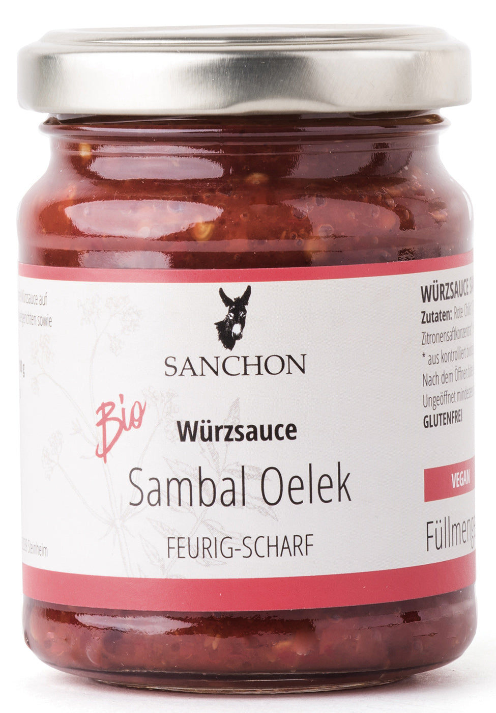 Bio Würzsauce Sambal Oelek, 125 g - All-Bio Naturkost