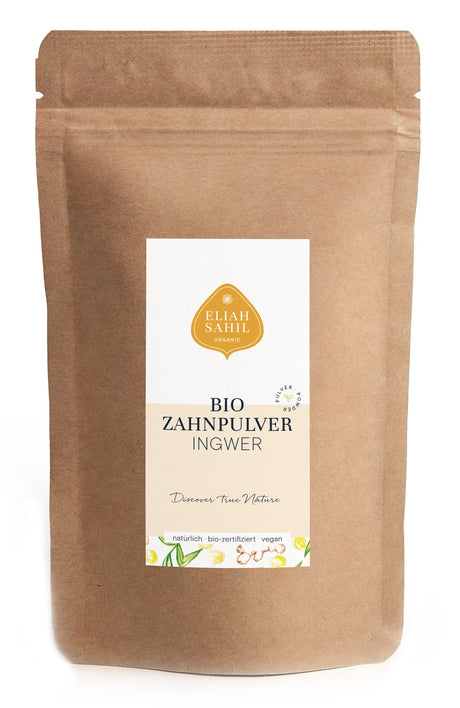 Bio Zahnpulver - Ingwer refill, 200 g - All-Bio Naturkost