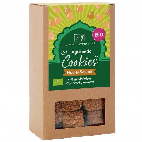 Bio Ayurveda Cookies Nuss & Sesam, 150 g 