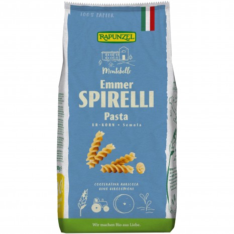 Bio Emmer-Spirelli Semola, 500 g 