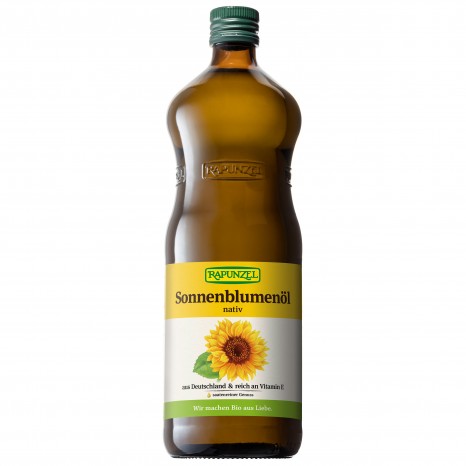 Bio Sonnenblumenöl nativ, 1 l 