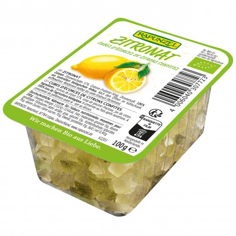 Bio Zitronat gewürfelt, 100 g 
