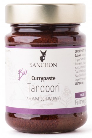 Bio Tandoori Currypaste, 190 g 