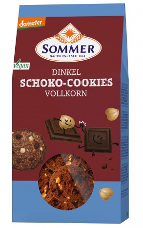 Bio Dinkel Schoko Cookies, 150 g 