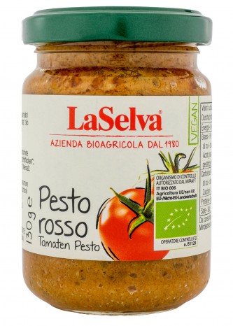 Bio Pesto Rosso, Tomaten Pesto, 130 g 